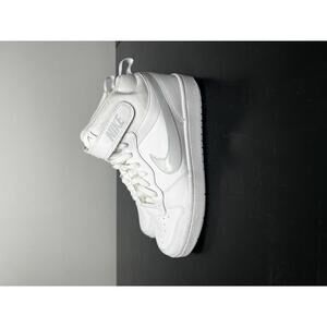 Nike Youth White High-Top Sneakers - 6Y